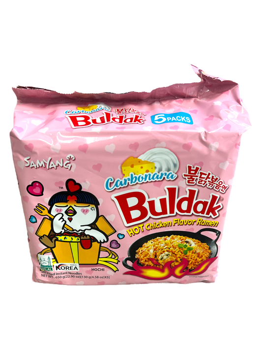 Samyang Carbonara Hot Chicken Ramen 130g x 5pk