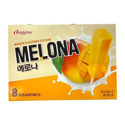 Binggrae Melona Ice Block Mango Flavor 640ml (80ml x 8)
