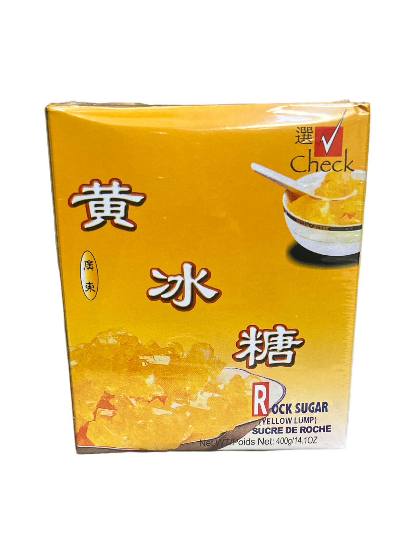 Check Yellow Rock Sugar 400g 選冰糖