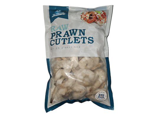 Sea Treasure Raw Prawn Cutlets 21/25 1kg x 10