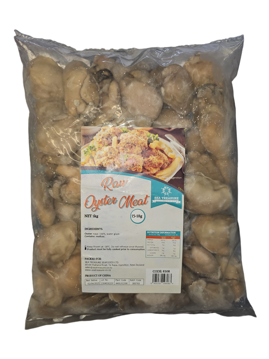 Sea Treasure Raw Oyster Meat 15-18g 1kg × 10