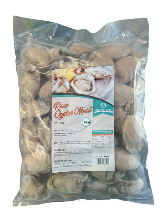 Sea Treasure Frozen Raw Oyster Meat 19-24g 1kg