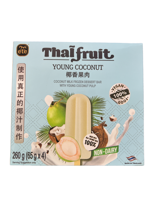 ETE Young Coconut Milk Desert Bar (4’s) 260g