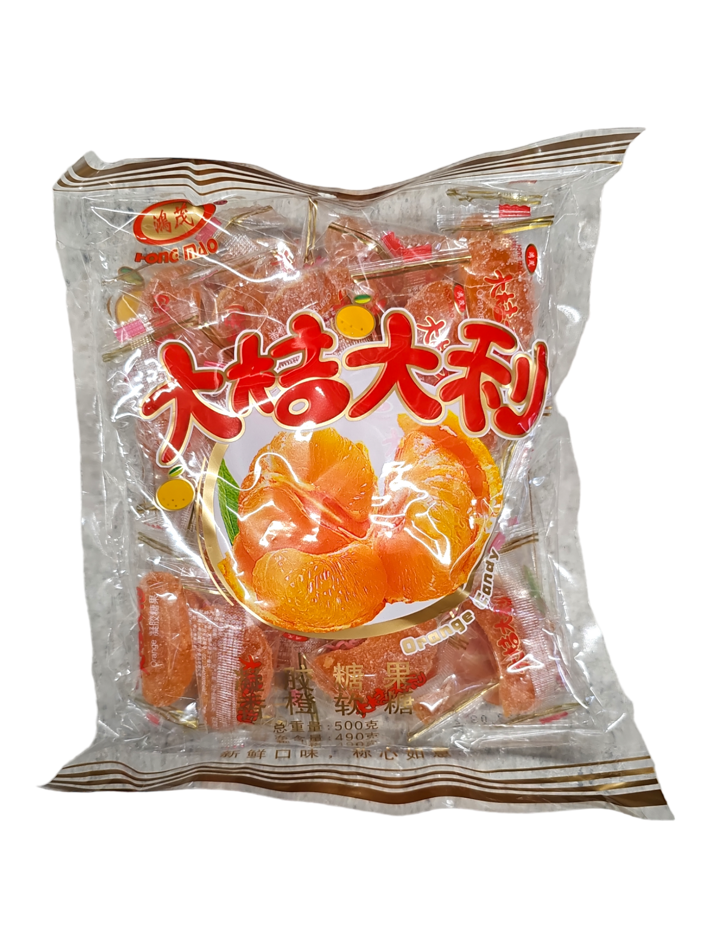 Hong Mao Orange Candy 500g 鴻茂大桔大利