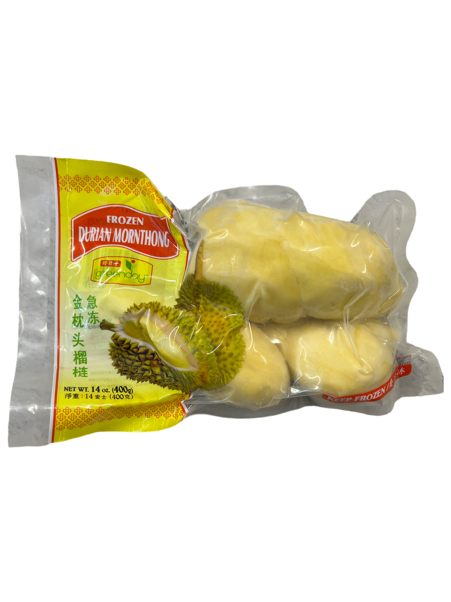 Greenday Frozen Monthong Durian 400g 急冻金枕头榴梿